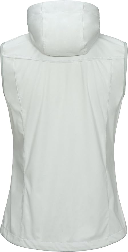 Little Donkey Andy Women's Lightweight Softshell Vest, Windproof Sleeveless Jacket for Running Hiking Travel