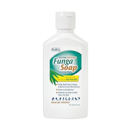 Pedifix FungaSoapLiquid with Tea Tree Oil, 6 oz.