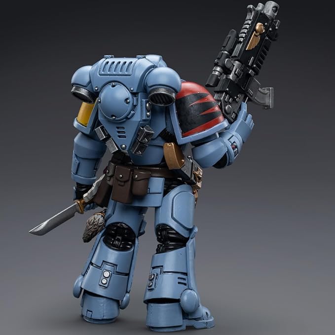 JOYTOY 1/18 Warhammer 40,000 Action Figure Space Wolves Intercessors, Warhammer 40K, Collection Model 4.2inch