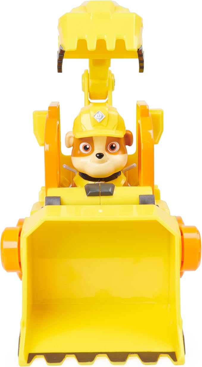 Rubble & Crew, Rubble’s Bulldozer Toy Truck with Movable Parts and a Collectible Action Figure, Kids Toys for Ages 3 and Up