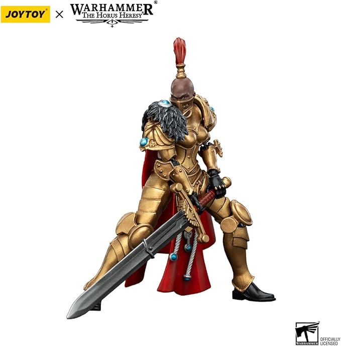 JOYTOY Warhammer Horus Heresy Sisters of Silence White Falcons Vigilator Cadre Vigilator 2, 1:18 Scale 4.17in Action Figure Mecha Joy Toy Collection Model