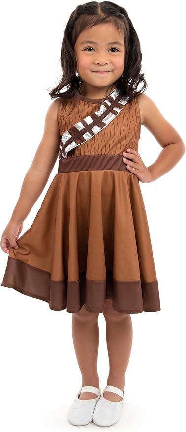 Little Adventures Galactic Fuzzball Twirl Dress Up Costume - Machine Washable Child Pretend Play Party Dress