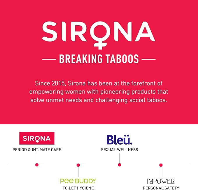 Sirona Personal Disposal Bags – 90 Count | For Discreet Disposal of Sanitary Pads, Panty Liners, Tampons & Condoms | Compact & Odour-Resistant Design