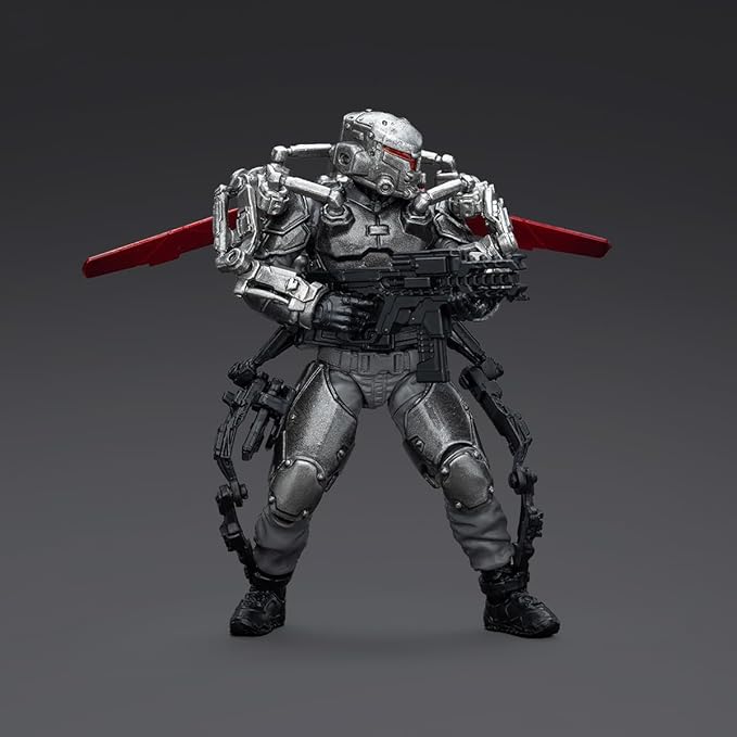 JOYTOY 1/18 Action Figure - Army Builder Promotion Pack Figure 28 -Lone Wolf with Exoskeleton ABS & PVC, Perfect for Collectors & Decor - 4.1 Inch, 3.74 OZ (JT1743)