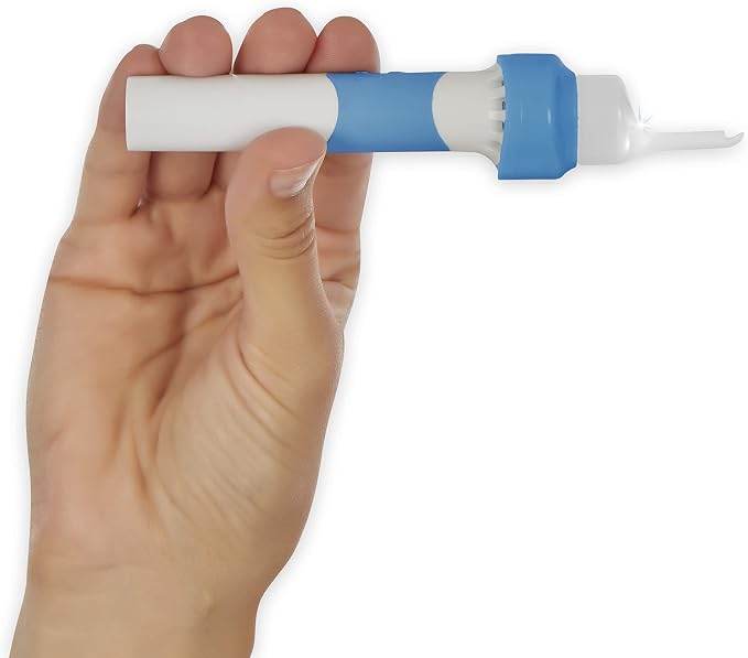 Wax Extract Ear Wax Remover | FSA or HSA Approved, with 2 Flexible Tips & Cleaning Brush | Safe, Effective Ear Wax Vacuum to Gently Remove Wax Buildup | Premium Ear Suction Vacuum for Adults & Kids