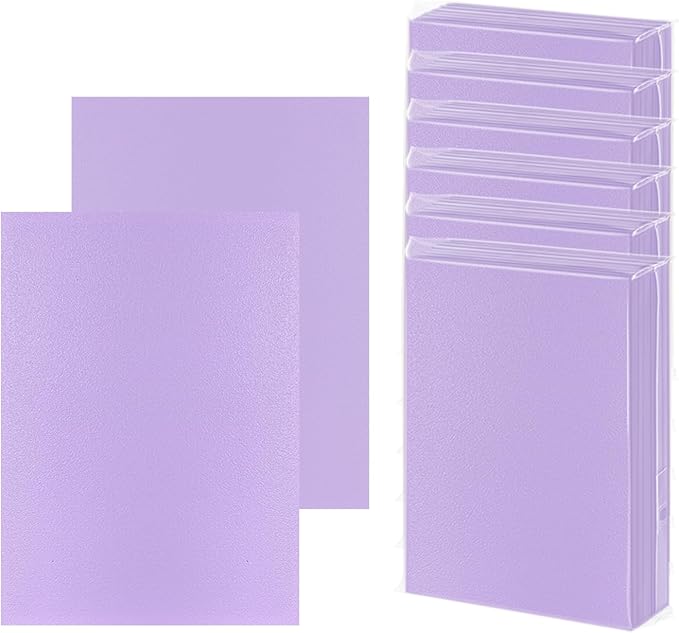 Lilac MTG Card Sleeves 300CT, Matte Textured Back Card Sleeve Deck Card Protectors, Standard Size Card Sleeves for MTG, Baseball Card, Sports Card, Game Card