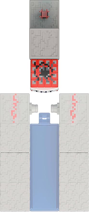 Mattel Minecraft Toys, Enderman Action Figure with Accessory & Redstone Building Piece, 3.25-inch Scale Collectible Set Inspired by Video Game