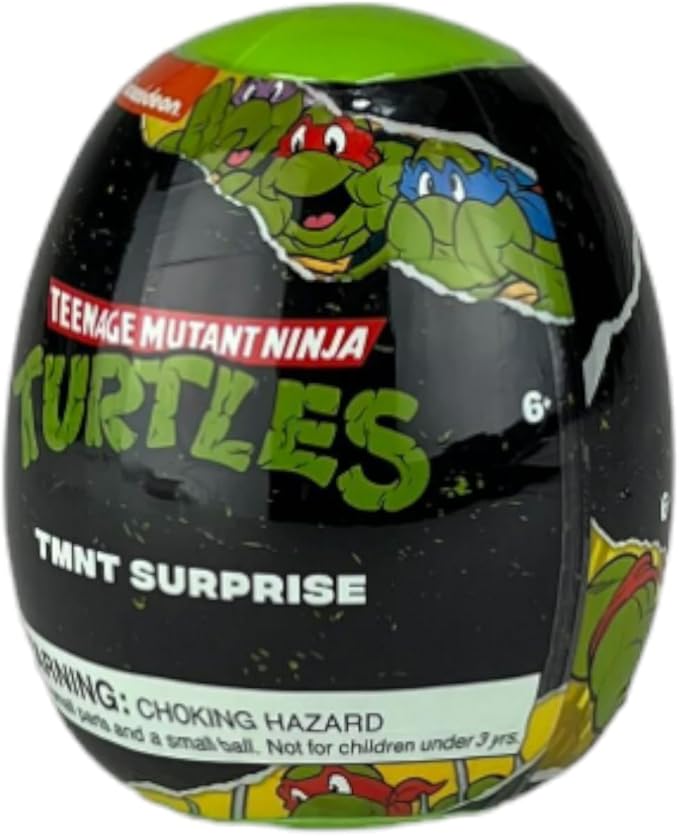 Well Played Teenage Mutant Ninja Turtles Surprise Ball – Collectible Toy with Random Characters, TMNT Mystery Surprise, Fun and Exciting for Kids - Ages 6