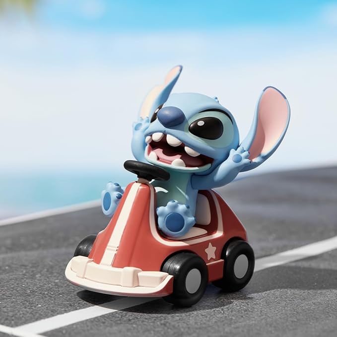 MINISO Lilo & Stitch Trip Collection Blind Box Figure Model Random Design Box Toy Collectible Toy for Home Decor Birthday Gifts (Random One Figure)
