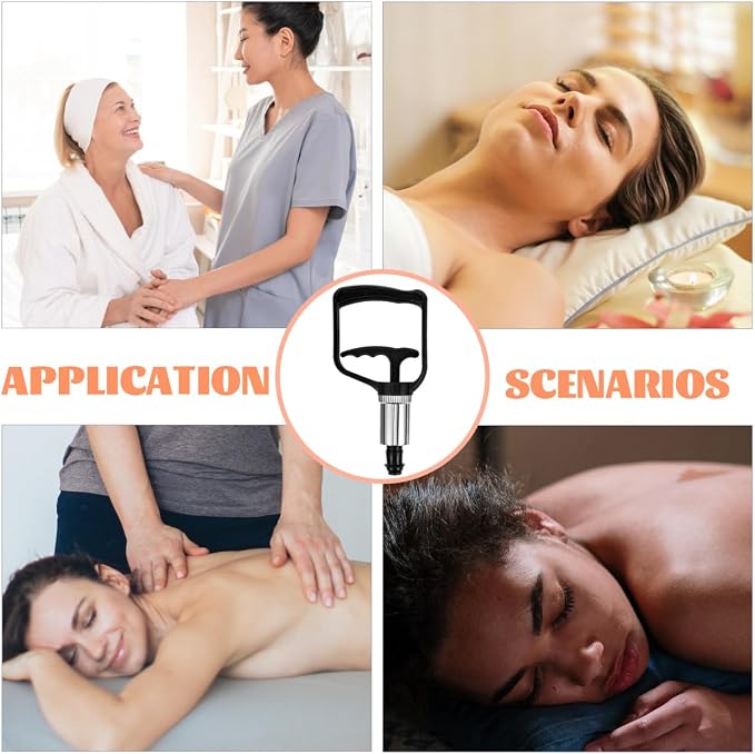 Beavorty Cupping Hand Pump Vacuum Therapy Tool Manual Suction Pump for Body Massage Muscle Relaxation Replacement Accessory 7.48X3.74X1.37 Inch