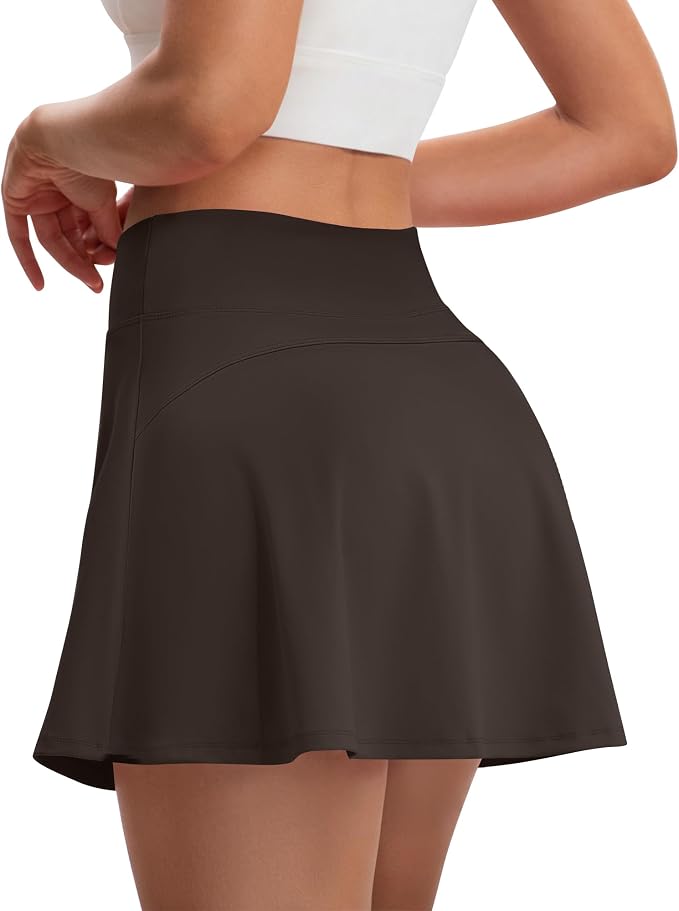 Skorts for Woman Tennis Skirt with Pockets Shorts Golf Skort | High Waisted，A Line, Soft, Stretchy，Breathable, Lightweight, Pickleball, Athletic, Workout, Casual Skirts