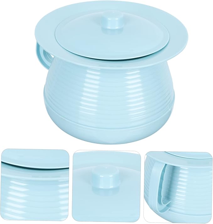 1pc Boys and Girls Urinal Pot with Cover Thicker Bedpan for Portable and Easy to -Resistant Design for Use Travel