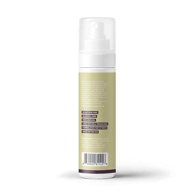 Aluminum-Free Deodorant Spray for Active Men + Women - Long-Lasting Natural Deodorant for Workouts, Running, Yoga, Sports - Reach (Mandarin + Neroli) 1-Pack