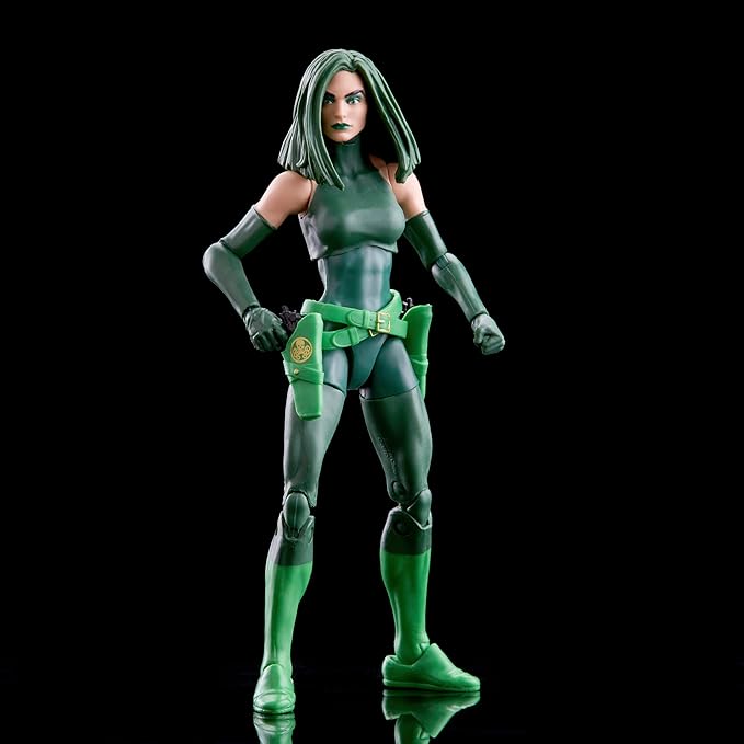 Marvel Legends Series Madame Hydra Comics Action Figure 6-Inch Collectible Toy, 4 Accessories, 1 Build-A-Figure Part.