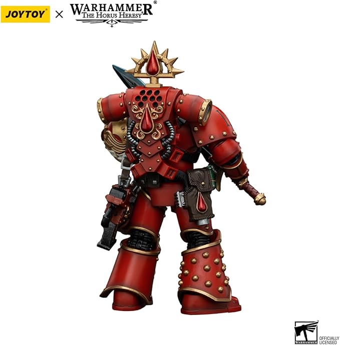 JOYTOY Warhammer The Horus Heresy Blood Angels Raldoron, First Captain of The Blood Angels 1:18 Scale Action Figure Mecha Joy Toy Collection Model 4.96in