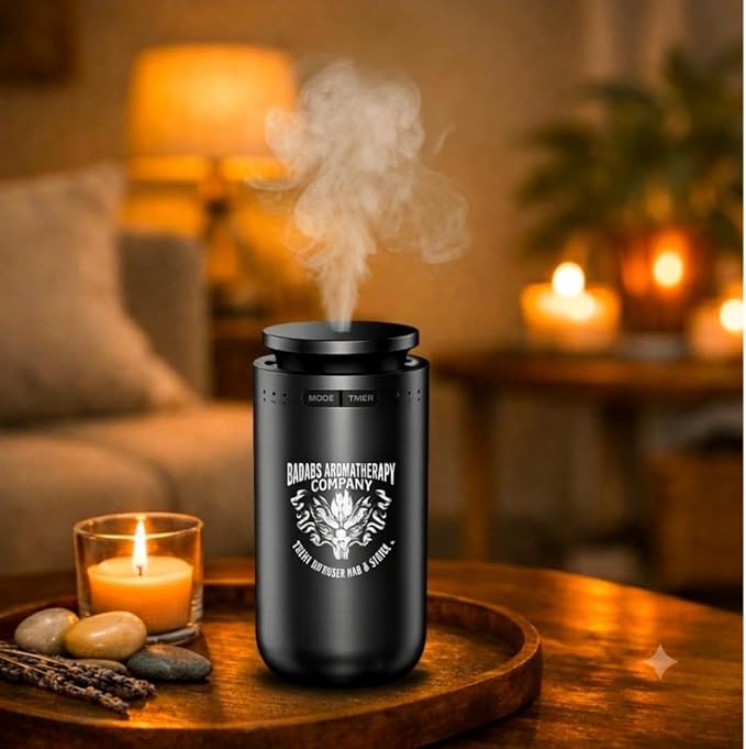 Waterless Essential Oil Diffuser – Matte Black