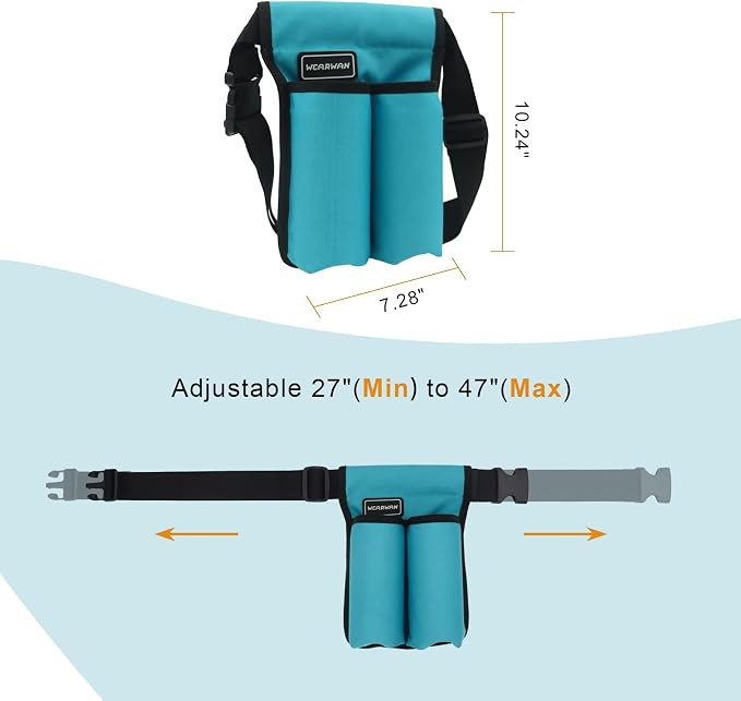 Massage Oil Holster, Adjustable and Durable Massage Holster, Bag only, Bottle not Included