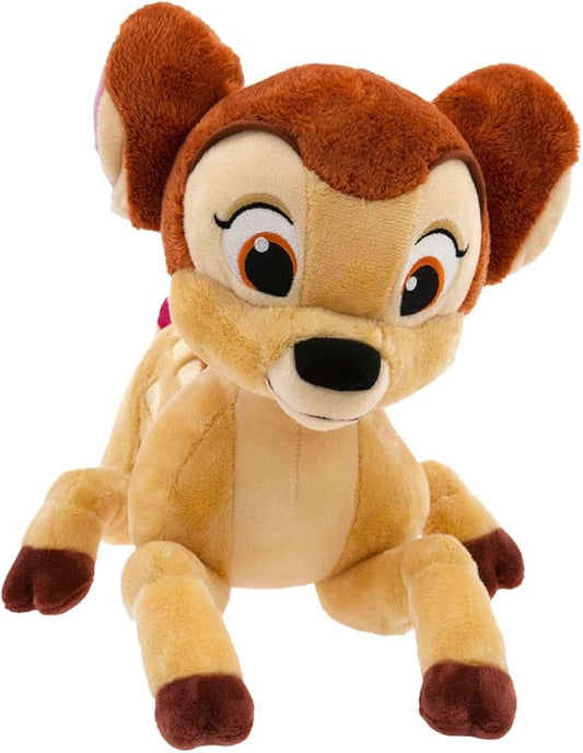 Disney Store Unisex-Child Bambi Medium Soft Toy for Kids, Cuddly Character with Fuzzy Texture and Embroidered Details, Satin Butterfly, Disney Plushy Suitable for All Ages