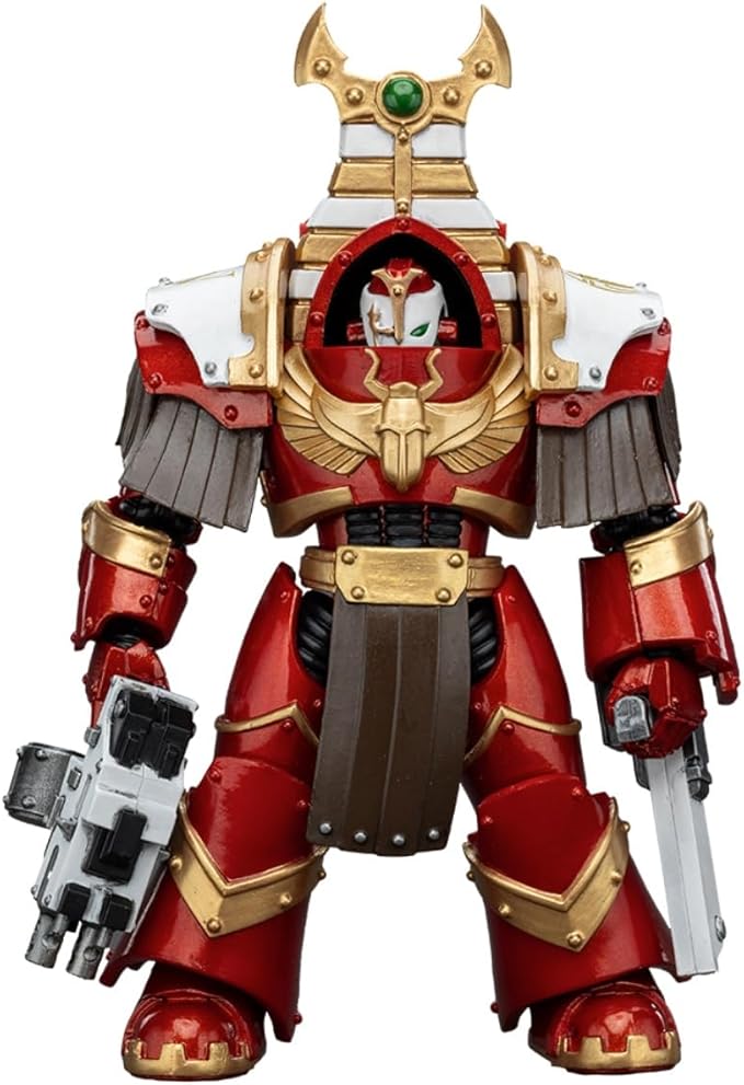 JOYTOY Warhammer 40K Thousand sons 5.35in Sekhmet Terminator Cabal Sekhmet with Combi-Bolter and Chainfist 1:18 Scale Action Figure Mecha Joy Toy Collection Model