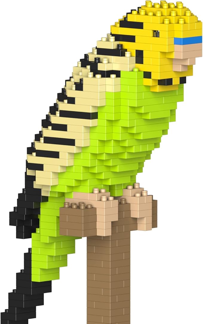 JEKCA Budgie 01S-M01 | Parrot Plastic Building Blocks | Age 14+