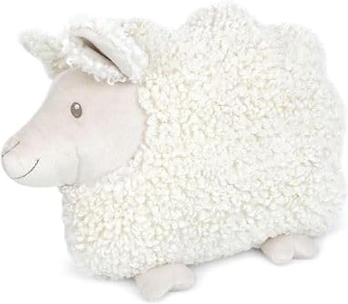 MON AMI Lamb Shaped Pillow – 13.5x12”, Sheep Stuffed Toy, Plush Stuffed Hugging Pillow, Decorative Cushion for Child’s Nursery, Cute Room Décor