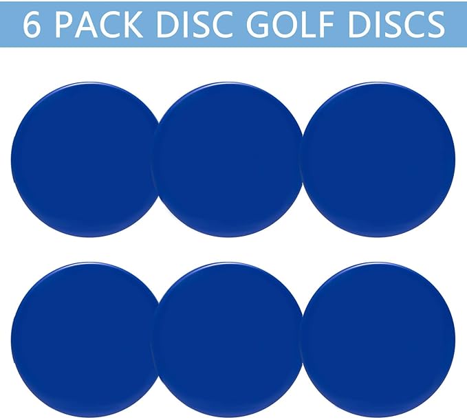 GOOSO Disc Golf Putter | Flying Golf Discs Set of 6 for Beginners – DIY Your Discs