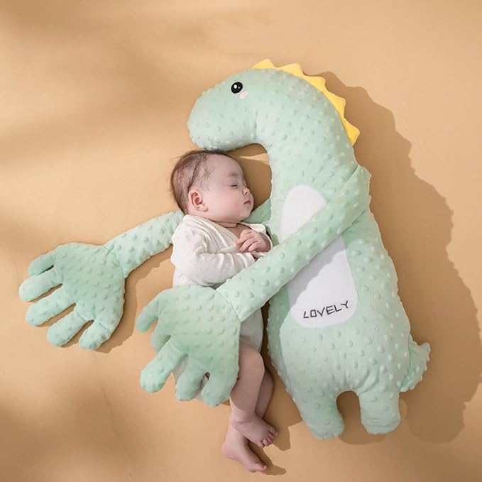 Baby Soothers Toys, Cute Animal Plush Stuffed Doll Toy for Girls Boys, Portable Dinosaur Unicorn Figure Soothing Dolls for Home and Travel (001, OneSize)