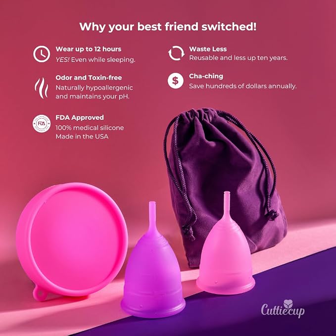 Double Pack, Menstrual Cup, Complete Kit (Above 30 Years)…