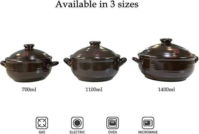 Korean Earthenware Clay Hot Pot (700ml)