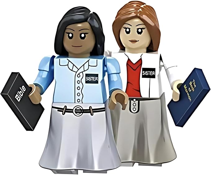 Brick'Em Young LDS Sister Missionary Figurine Set