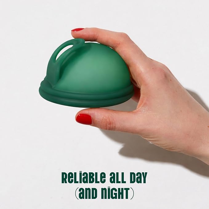 Shordy Reusable Menstrual Disc Set of 2 (Small & Large), Medical-Grade Silicone Period Discs with Loop Handle for Easy Removal 12-Hour Comfort Disco Menstrual Alternative to Pads, Cups & Tampons