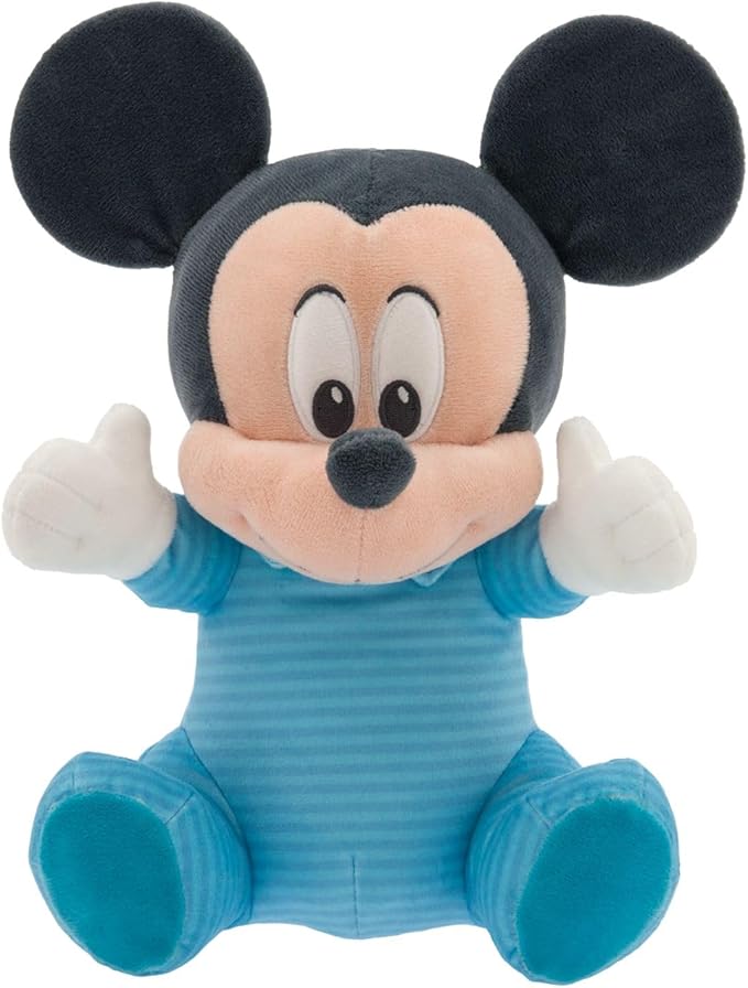 DISNEY STORE Unisex-Children Babies Collection: Mickey Mouse Plush in Swaddle with Detailed Plush Features - Official Soft Toy - Stuffed Animals for Babies - Perfect for Fans & Kids