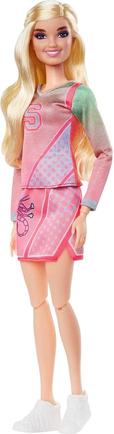 Mattel Disney Zombies 2-Pack, Addison Cheerleader and Zed Football Player Dolls (12-in),11 Bendable “Joints,” Great Gift for ages 5+