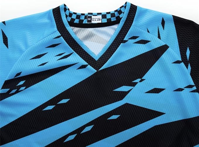 Youth Dirt Bike Jersey, Kids Mountain Bicycle Shirt Long Sleeve Powersports Children Downhill Jerseys for Big Kids