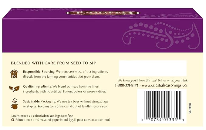 Celestial Seasonings Wild Berry Zinger Tea Bags, 20 ct, 2 pk