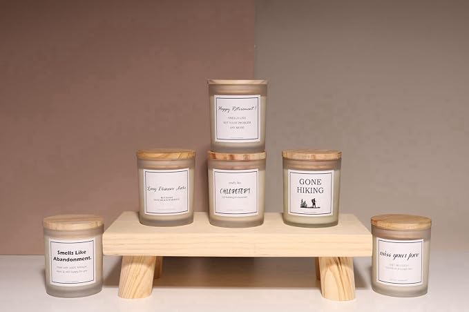 Hiking Gifts for Men and Women - Unique Hiker Gift Ideas for Birthday, Christmas - Cool Themed Candle for Hiking Lovers