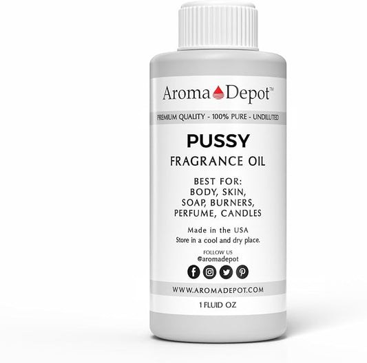 Pussy Perfume/Body Oil Our Interpretation, Premium Quality Uncut Fragrance Oil Floral Scent (1 Ounce Plastic)