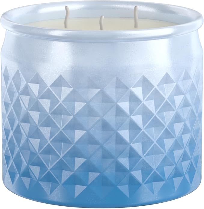 Candle-lite Holiday Scented Candles, Winter Fleece Scent, 10 oz 3-Wick Jar Candle, Proudly Poured in The USA, Christmas Home Decor Candle, 40 Hours of Burn Time, Holiday Gift for Men and Women
