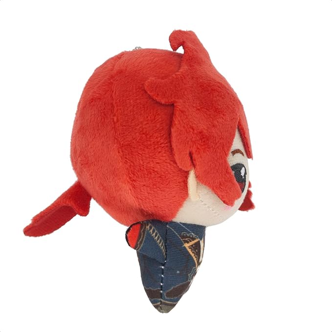 KOOLIYA Small Size Genshin Impact Figure Plush Doll - Diluc (4 inch), Keychain Anime Figure Soft Stuffed Gift for Game Fans (Diluc)