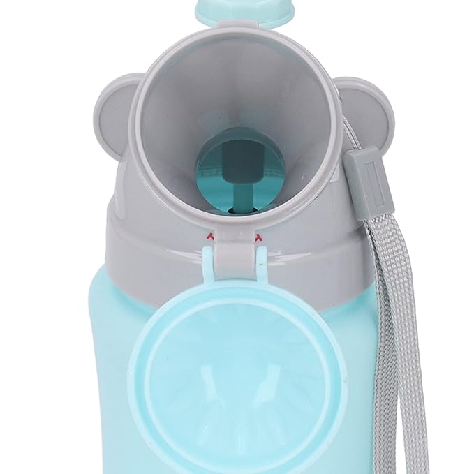 Asixxsix Toddler Urinal Cup, Leakproof Button Design Portable Potty for Boys, Car Potty with Silicone Rings Sealing for Travel Camping (Blue for Boy)