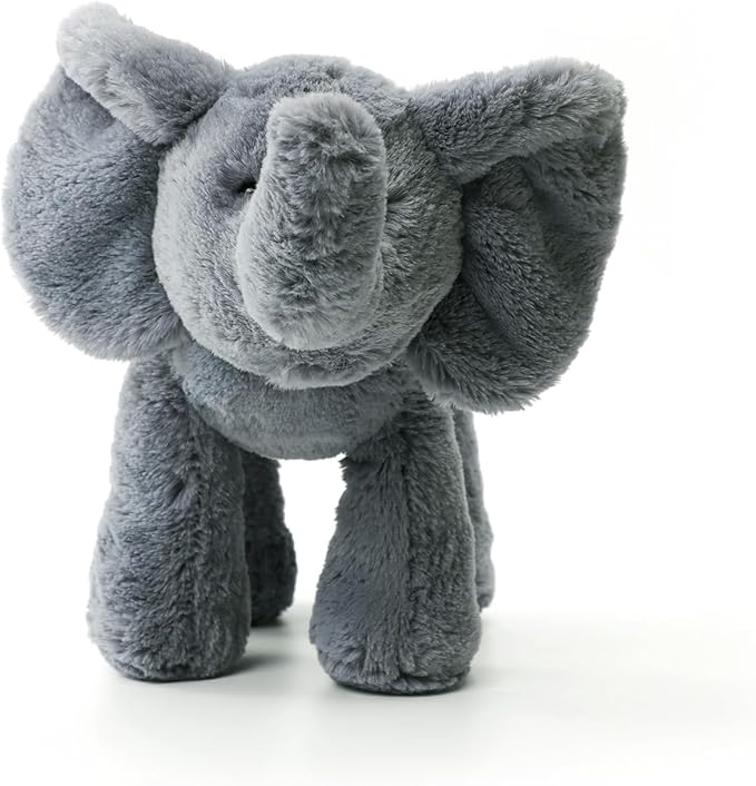 RECUR Plush Gray Elephant Stuffed Animals,Soft Plushie,12 Inches,Adorable Gift for All Ages