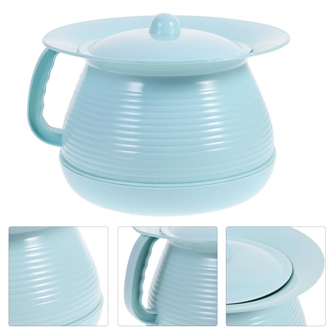 Hemoton Plastic Boys and Girls Urinal Travel Essential for Toddlers Portable Potty Urine Bucket Urine Pot Spittoon Lid Easy Clean Camping Gear