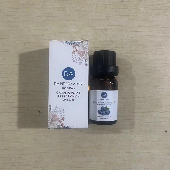 2-Pack Blueberry Essential Oil 100% Pure Oganic Plant Natrual Flower Essential Oil for Diffuser Message Skin Care - 10ML