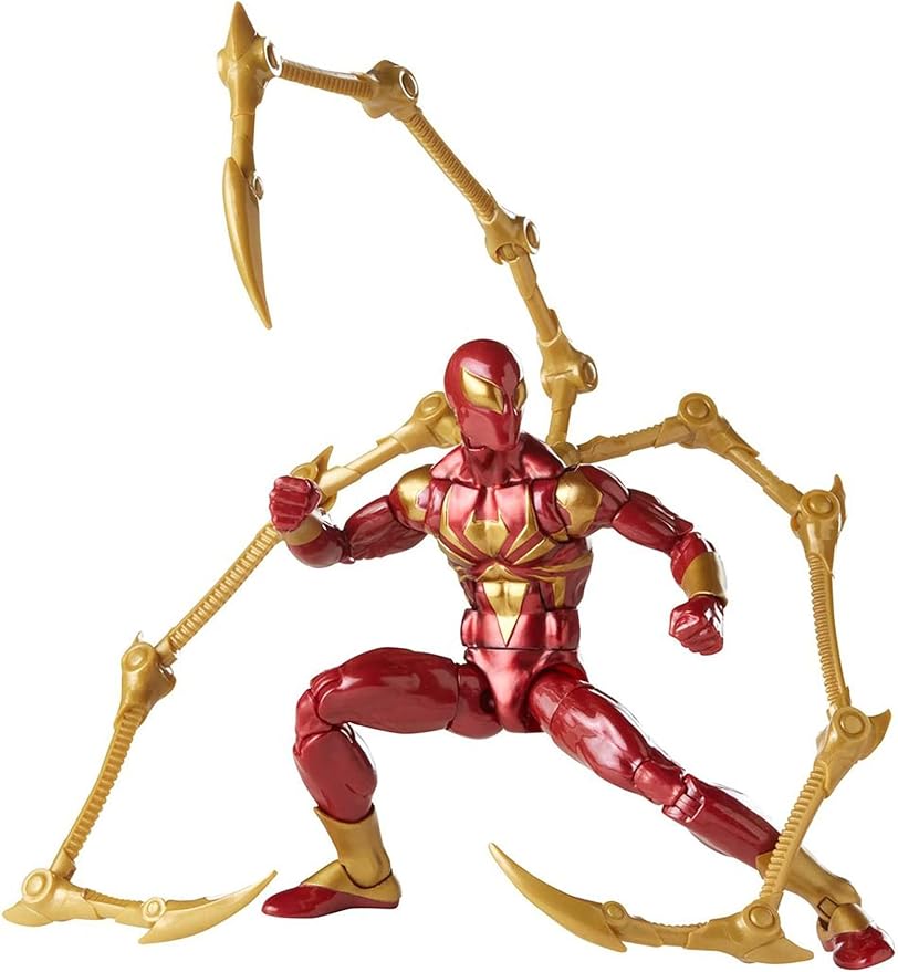 Marvel Legends Series Spider-Man 6-inch Iron Spider Action Figure Toy, Includes 2 Accessories