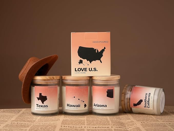 Southern California Gifts, Southern California Themed Gifts, Southern California Souvenirs Gifts, Home Sick Gifts, Southern California Gifts for Women, Men, Southern California Scented Candle