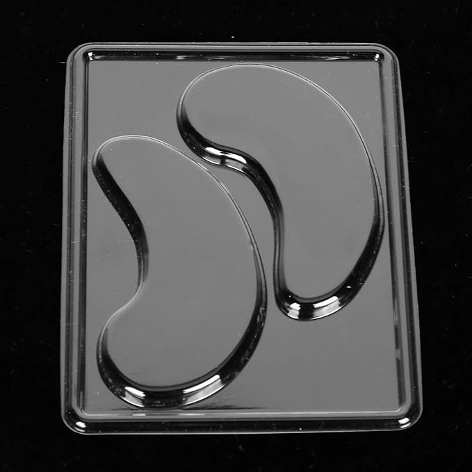 25PCS Eye Mask Molds, Portable Reusable Eye Mask Patch Tray Plate Set, DIY Under Eye Mask Mold