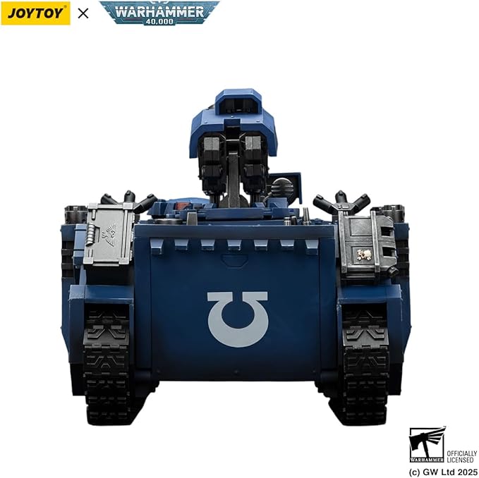 JOYTOY Warhammer 40k Ultramarines Razorback with Twin lascannon 1:18 Scale Action Figure Mecha Joy Toy Collection Model 10in