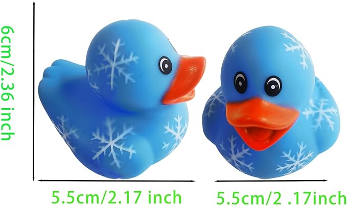 10pcs Rubber Ducks,Christmas Themed Bathtub Toys,Multiple Design & Colors,Ideal for Bath Play,Party Gifts & Small Prizes