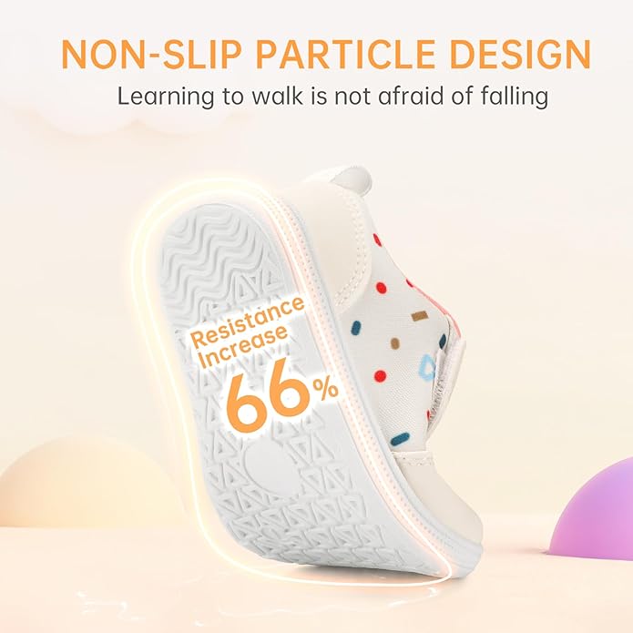 Wide Toe Box Toddler Shoes Zero Drop Boys Girls Barefoot Shoe Non-Slip Little Kids Sneakers for First Walking