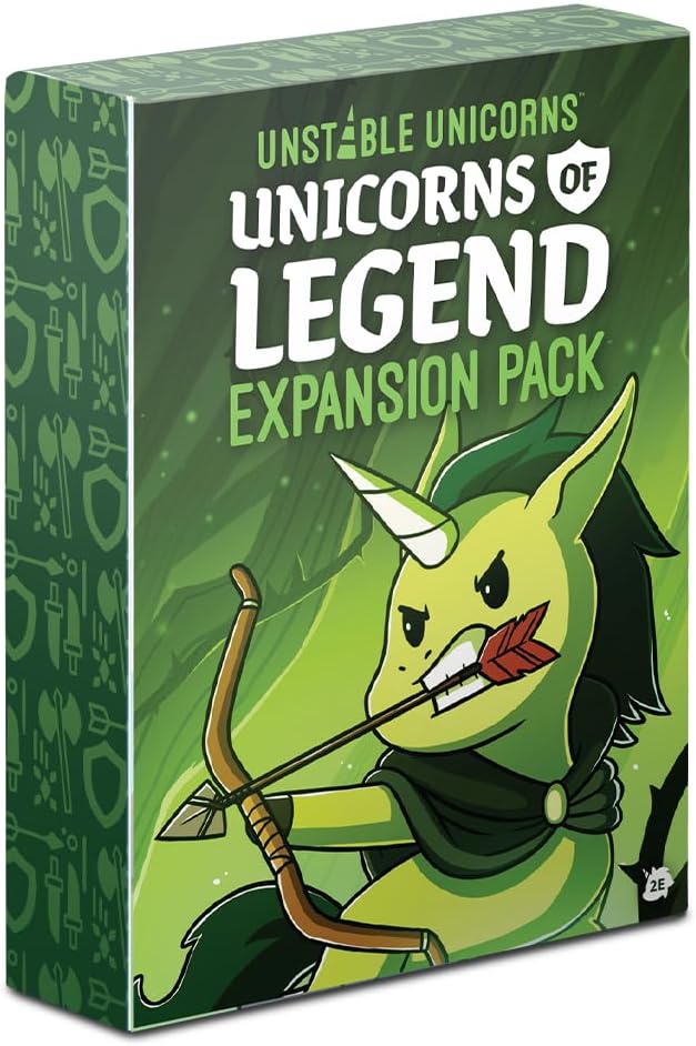 Unstable Games - Unstable Unicorns Unicorns of Legend Expansion Pack - designed to be added to your Unstable Unicorns Card Game